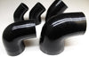 KS Tuned Black Silicone 90* Reducer Elbow Coupler 3.00"-2.50"