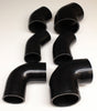 KS Tuned Black Silicone 45* Elbow Coupler 4.00"